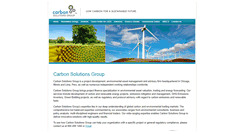 Desktop Screenshot of carbonsolutionsgroup.com